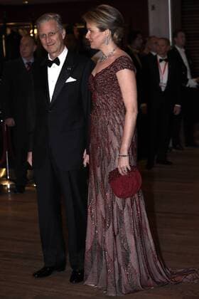 The Netherlands , Amsterdam , Nov 29 , 2016 - Second day of a three days State visit of Belgian royal couple in The Netherlands, in Amsterdam - Queen Mathilde of Belgium , King Philippe - Filip of Belgium, Dutch King Willem-Alexander and Dutch Queen Maxima - Concert at Concertgebouw Copyright POOL Reporters Reporters GYS 