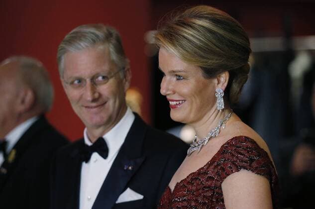 The Netherlands , Amsterdam , Nov 29 , 2016 - Second day of a three days State visit of Belgian royal couple in The Netherlands, in Amsterdam - Queen Mathilde of Belgium , King Philippe - Filip of Belgium, Dutch King Willem-Alexander and Dutch Queen Maxima - Concert at Concertgebouw Copyright POOL Reporters Reporters GYS  FRANCOISxLENOIR