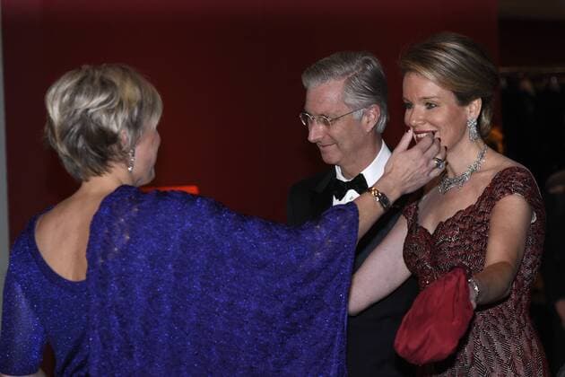 The Netherlands , Amsterdam , Nov 29 , 2016 - Second day of a three days State visit of Belgian royal couple in The Netherlands, in Amsterdam - Queen Mathilde of Belgium , King Philippe - Filip of Belgium, Dutch King Willem-Alexander and Dutch Queen Maxima - Concert at Concertgebouw Copyright POOL Reporters Reporters GYS 