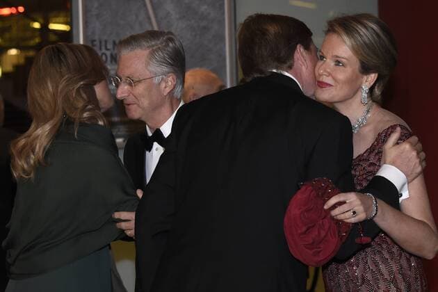 The Netherlands , Amsterdam , Nov 29 , 2016 - Second day of a three days State visit of Belgian royal couple in The Netherlands, in Amsterdam - Queen Mathilde of Belgium , King Philippe - Filip of Belgium, Dutch King Willem-Alexander and Dutch Queen Maxima - Concert at Concertgebouw Copyright POOL Reporters Reporters GYS 