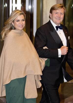 29-11-2016 The Hague Queen Maxima and Queen Mathilde and King Willem-Alexander and King Filip and Princess Beatrix and Princess Laurentien and Prince Constantijn and Princess Margriet visiting a concert with the National Orchestra of Belgium and Ozark Henry at the muziekbuilding ’t IJ on the 2nd day of the 3 day statevisit to the Netherlands.  Copyright: PPEx