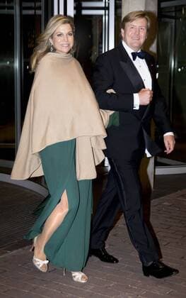 29-11-2016 The Hague Queen Maxima and Queen Mathilde and King Willem-Alexander and King Filip and Princess Beatrix and Princess Laurentien and Prince Constantijn and Princess Margriet visiting a concert with the National Orchestra of Belgium and Ozark Henry at the muziekbuilding ’t IJ on the 2nd day of the 3 day statevisit to the Netherlands.  Copyright: PPEx