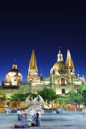 Cathedral in Plaza de Armas, Guadalajara, Mexico, North America Copyright: ChristianxKober 733-4803