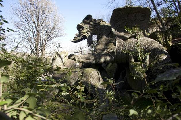 Parco dei Monstri (Garden of the Monsters), Sacro Bosco, Bomarzo gardens, Viterbo, Lazio, Italy, Europe Copyright: OlivieroxOlivieri 739-1102