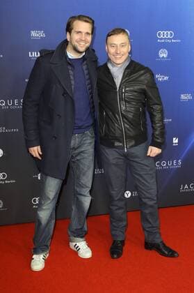 Pierre Kiwitt und Werner Daehn bei der Eröffnung der 16. Französischen Filmwoche Berlin mit der Premiere des Kinofilms Jacques - Entdecker der Ozeane L odyssee im Kino International. Berlin, 30.11.2016 Foto:xO.xWoellnerx xFuturexImage
