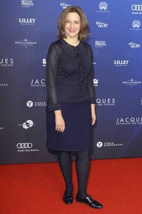 Martina Gedeck bei der Eröffnung der 16. Französischen Filmwoche Berlin mit der Premiere des Kinofilms Jacques - Entdecker der Ozeane L odyssee im Kino International. Berlin, 30.11.2016 Foto:xO.xWoellnerx xFuturexImage
