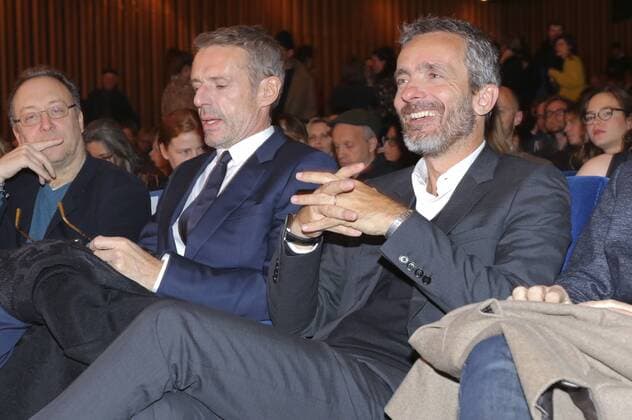 Lambert Wilson und Jerome Salle bei der Eröffnung der 16. Französischen Filmwoche Berlin mit der Premiere des Kinofilms Jacques - Entdecker der Ozeane L odyssee im Kino International. Berlin, 30.11.2016 Foto:xO.xWoellnerx xFuturexImage