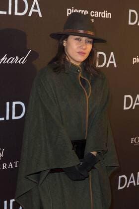 Mylene Jampanoi CELEBRITES : Filmpremiere Premiere Film DALIDA - Paris - 30 11 2016 StephenCaillet Panoramic 