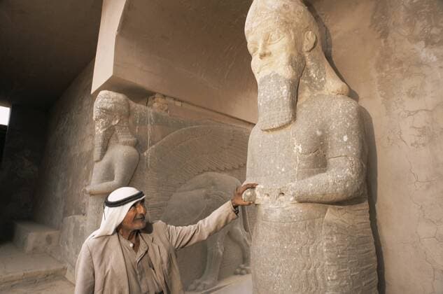 Archaeological area, Nimrud, Iraq, Middle East Copyright: NicoxTondini 765-131