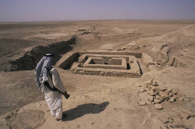 Anu Temple, Uruk, Iraq, Middle East Copyright: NicoxTondini 765-193