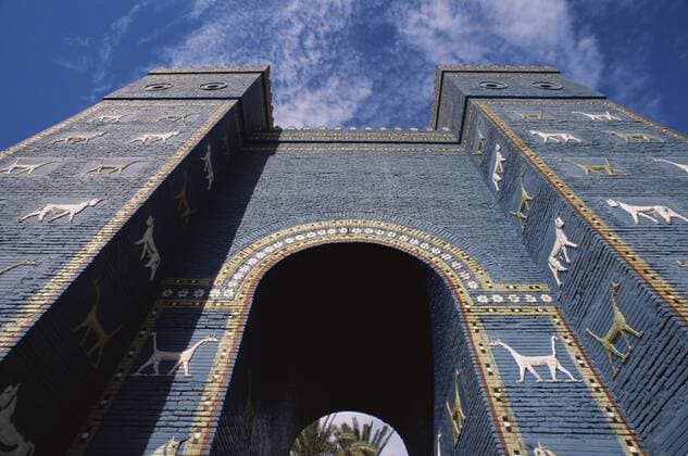 Ishtar Gate, Babylon, Iraq, Middle East Copyright: NicoxTondini 765-212