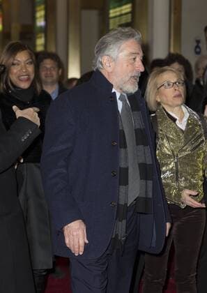 NYC: A Bronx Tale Musical Robert De Niro attends the opening night for A Bronx Tale, The New Musical at Longacre Theatre in NYC.  LevxRadin