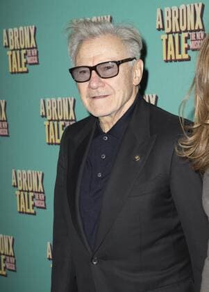 NYC: A Bronx Tale Musical Harvey Keitel attends the opening night for A Bronx Tale, The New Musical at Longacre Theatre in NYC.  LevxRadin