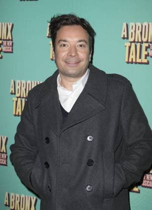 NYC: A Bronx Tale Musical Jimmy Fallon attends the opening night for A Bronx Tale, The New Musical at Longacre Theatre in NYC.  LevxRadin