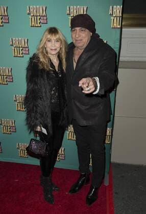 NYC: A Bronx Tale Musical Maureen Van Zandt & Steve Van Zandt attend the opening night for A Bronx Tale, The New Musical at Longacre Theatre in NYC.  LevxRadin