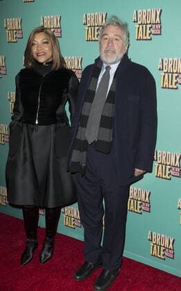 NYC: A Bronx Tale Musical Grace Hightower & Robert De Niro attend the opening night for A Bronx Tale, The New Musical at Longacre Theatre in NYC.  LevxRadin