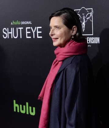 Cast member Isabella Rossellini attends the premiere of Hulu s television drama series Shut Eye at the ArcLight Cinema Dome in the Hollywood section of Los Angeles on December 1, 2016. Storyline: Charlie Haverford is a scammer with a small chain of fortune-telling storefronts and contracts building tricks for a family that controls the business in the greater chunk of Los Angeles.  LAP2016120103 JIMxRUYMEN