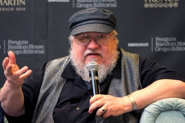 Buchmesse in Guadalajara, Mexiko US writer George R.R. Martin, author of the literary saga Game of Thrones , delivers a press conference during the 30th International Book Fair of Guadalajara in Jalisco, Mexico, 02 December 2016. GEORGE R.R. MARTIN AT THE INTERNATIONAL BOOK FAIR !ACHTUNG: NUR REDAKTIONELLE NUTZUNG!  JAL001 20161202-636163091496514396