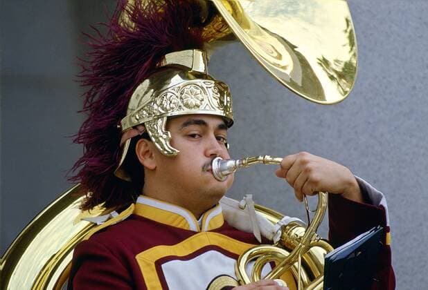 A musician in Los Angeles. Copyright: TimxGraham 1161-3052