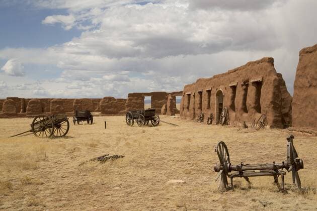 Old wagons, Fort Union National Monument, New Mexico, United States of America, North America Copyright: RichardxMaschmeyer 801-1136