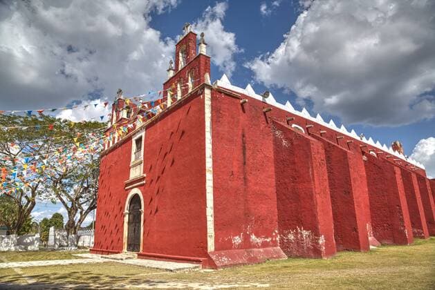 Teabo Convent of Saints Peter and Paul, built in late 17th century, Route of the Convents, Yucatan, Mexico, North America Copyright: RichardxMaschmeyer 801-1577