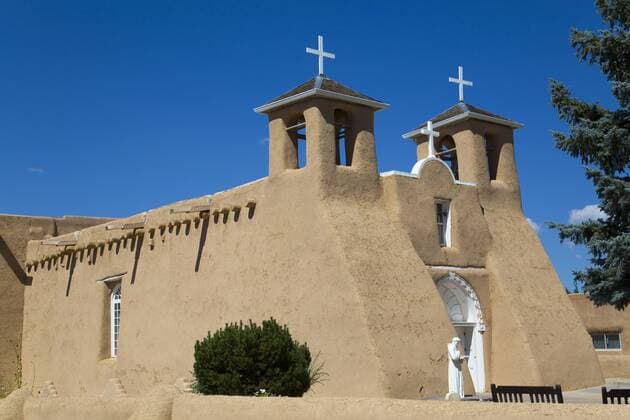 San Francisco de Asis Mission Church, National Historic Landmark, established 1772, Ranchos de Taos, New Mexico, United States of America, North America Copyright: RichardxMaschmeyer 801-1786