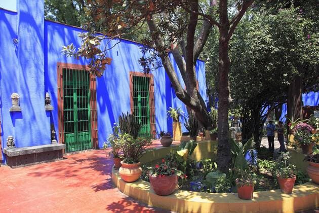 Frida Kahlo museum, Coyoacan, Mexico City, Mexico, North America Copyright: WendyxConnett 807-1020