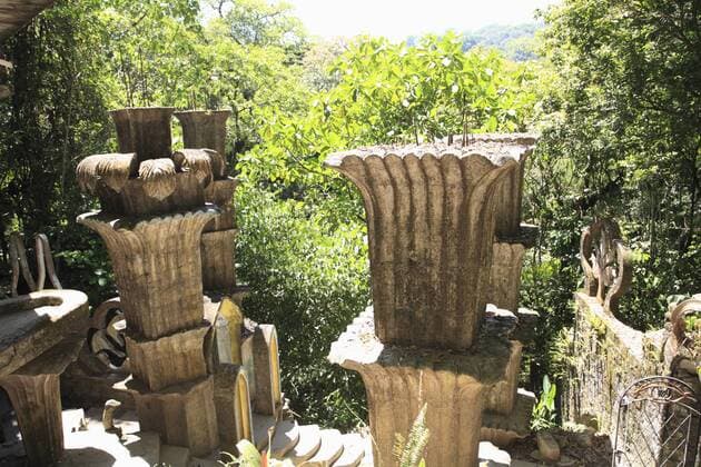 Las Pozas (the Pools), surrealist sculpture garden and architecture created by Edward James an eccentric English aristocrat, Xilitla, San Luis Potosi state, Mexico, North America Copyright: WendyxConnett 807-482