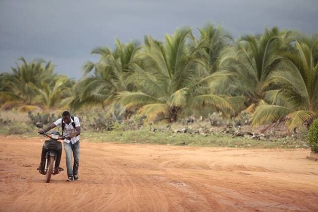 African road, Ouidah, Benin, West Africa, Africa Copyright: Godong 809-4459