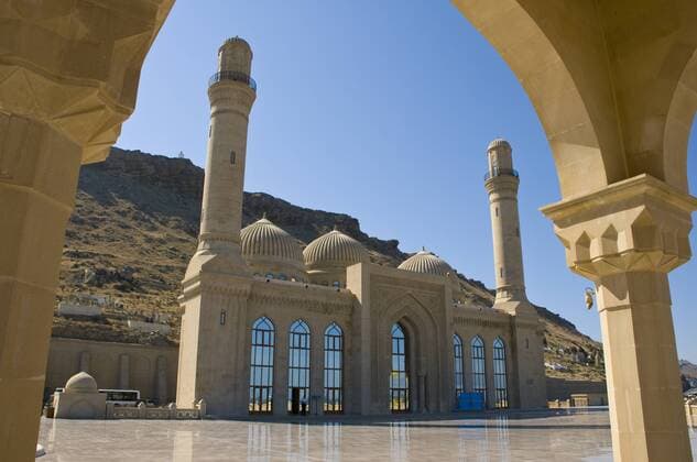 Bibi Heybat mosque, Baku, Azerbaijan, Central Asia, Asia Copyright: MichaelxRunkel 816-2015