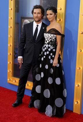 Matthew McConaughey & wife Camila Alves SING FILM PREMIERE Los Angeles Patrick Rideaux PicturePerfect