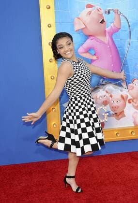 Laurie Hernandez SING FILM PREMIERE Los Angeles Patrick Rideaux PicturePerfect