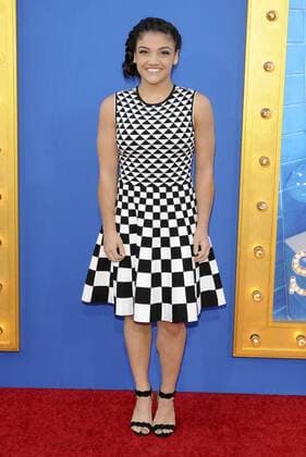 Laurie Hernandez SING FILM PREMIERE Los Angeles Patrick Rideaux PicturePerfect