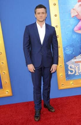 Taron Egerton SING FILM PREMIERE Los Angeles Patrick Rideaux PicturePerfect