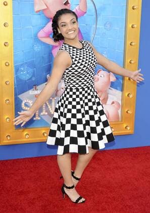 Laurie Hernandez SING FILM PREMIERE Los Angeles Patrick Rideaux PicturePerfect