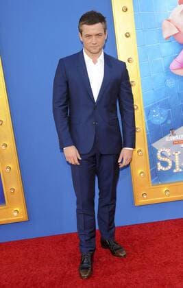 Taron Egerton SING FILM PREMIERE Los Angeles Patrick Rideaux PicturePerfect