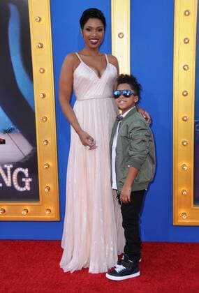 December 3, 2016 - Los Angeles, CA, United States - 03 December 2016 - Beverly Hills, California. Jennifer Hudson, David Daniel Otunga Jr.. Premiere Of Universal Pictures Sing held at Microsoft Theater. Photo Credit: AdMedia Los Angeles United States - ZUMAa123 20161203_zaa_a123_036