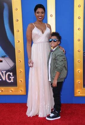 December 3, 2016 - Los Angeles, CA, United States - 03 December 2016 - Beverly Hills, California. Jennifer Hudson, David Daniel Otunga Jr.. Premiere Of Universal Pictures Sing held at Microsoft Theater. Photo Credit: AdMedia Los Angeles United States - ZUMAa123 20161203_zaa_a123_044