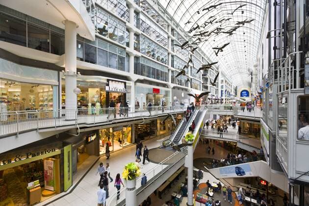 Toronto Eaton Centre Shopping Mall, Toronto, Ontario, Canada, North America Copyright: StuartxDee 821-163
