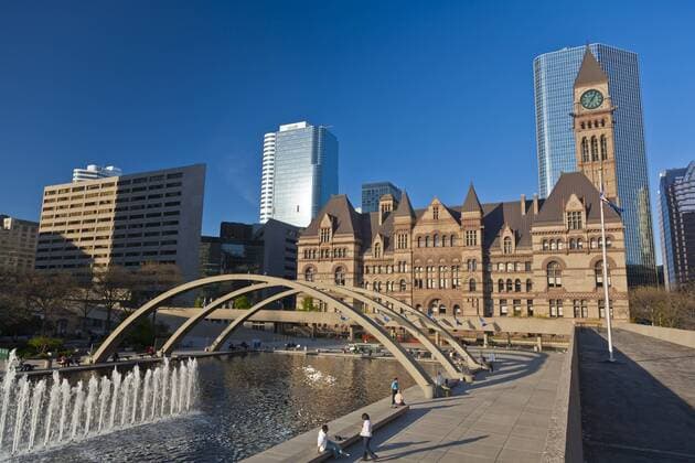Freedom Arches, Nathan Phiilips Square, in front of City Hall, Toronto, Ontario, Canada, North America Copyright: StuartxDee 821-205