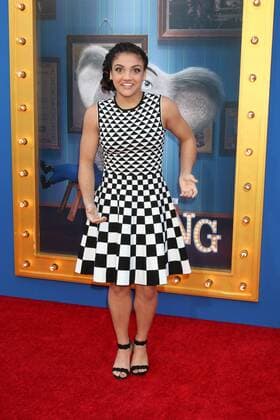 LOS ANGELES - DEC 3: Laurie Hernandez at the Sing Premiere at Microsoft Theater on December 3, 2016 in Los Angeles, CA  Copyright: xKathyxHutchinsx xIPAx