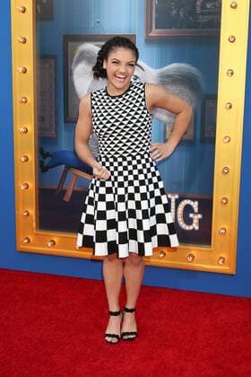 LOS ANGELES - DEC 3: Laurie Hernandez at the Sing Premiere at Microsoft Theater on December 3, 2016 in Los Angeles, CA  Copyright: xKathyxHutchinsx xIPAx