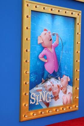 LOS ANGELES - DEC 3: Sing Poster Featuring Rosita at the Sing Premiere at Microsoft Theater on December 3, 2016 in Los Angeles, CA  Copyright: xKathyxHutchinsx xIPAx