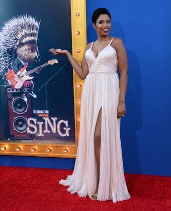 Cast member Jennifer Hudson, the voice of Young Nana Noodleman in the animated motion picture comedy Sing attends the premiere of the film at the Microsoft Theater in Los Angeles on December 3, 2016. Storyline: A koala named Buster Moon has one final chance to restore his theater to its former glory by producing the world s greatest singing competition.  LAP2016120306 JIMxRUYMEN