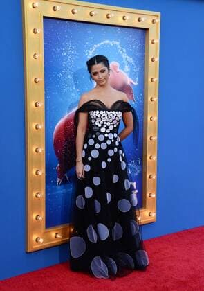 Model Camila Alves attends the premiere of the animated motion picture comedy Sing at the Microsoft Theater in Los Angeles on December 3, 2016. Storyline: A koala named Buster Moon has one final chance to restore his theater to its former glory by producing the world s greatest singing competition.  LAP2016120316 JIMxRUYMEN