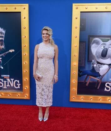 Cast member Tori Kelly, the voice of Meena in the animated motion picture comedy Sing attends the premiere of the film at the Microsoft Theater in Los Angeles on December 3, 2016. Storyline: A koala named Buster Moon has one final chance to restore his theater to its former glory by producing the world s greatest singing competition.  LAP2016120325 JIMxRUYMEN