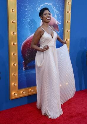 Cast member Jennifer Hudson, the voice of Young Nana Noodleman in the animated motion picture comedy Sing attends the premiere of the film at the Microsoft Theater in Los Angeles on December 3, 2016. Storyline: A koala named Buster Moon has one final chance to restore his theater to its former glory by producing the world s greatest singing competition.  LAP2016120307 JIMxRUYMEN