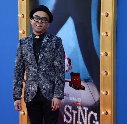 Music supervisor Jojo Villanueva attends the animated motion picture comedy Sing at the Microsoft Theater in Los Angeles on December 3, 2016. Storyline: A koala named Buster Moon has one final chance to restore his theater to its former glory by producing the world s greatest singing competition.  LAP2016120329 JIMxRUYMEN