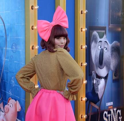 Japanese fashion model and singer Kyary Pamyu Pamyu attends the premiere of the animated motion picture comedy Sing at the Microsoft Theater in Los Angeles on December 3, 2016. Storyline: A koala named Buster Moon has one final chance to restore his theater to its former glory by producing the world s greatest singing competition.  LAP2016120356 JIMxRUYMEN