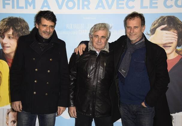 Michel Boujenah - Charles Berling - Pascal Elbe CELEBRITES : Filmpremiere - Le coeur en braille - - Paris - 04 12 2016 FedericoPestellini 
